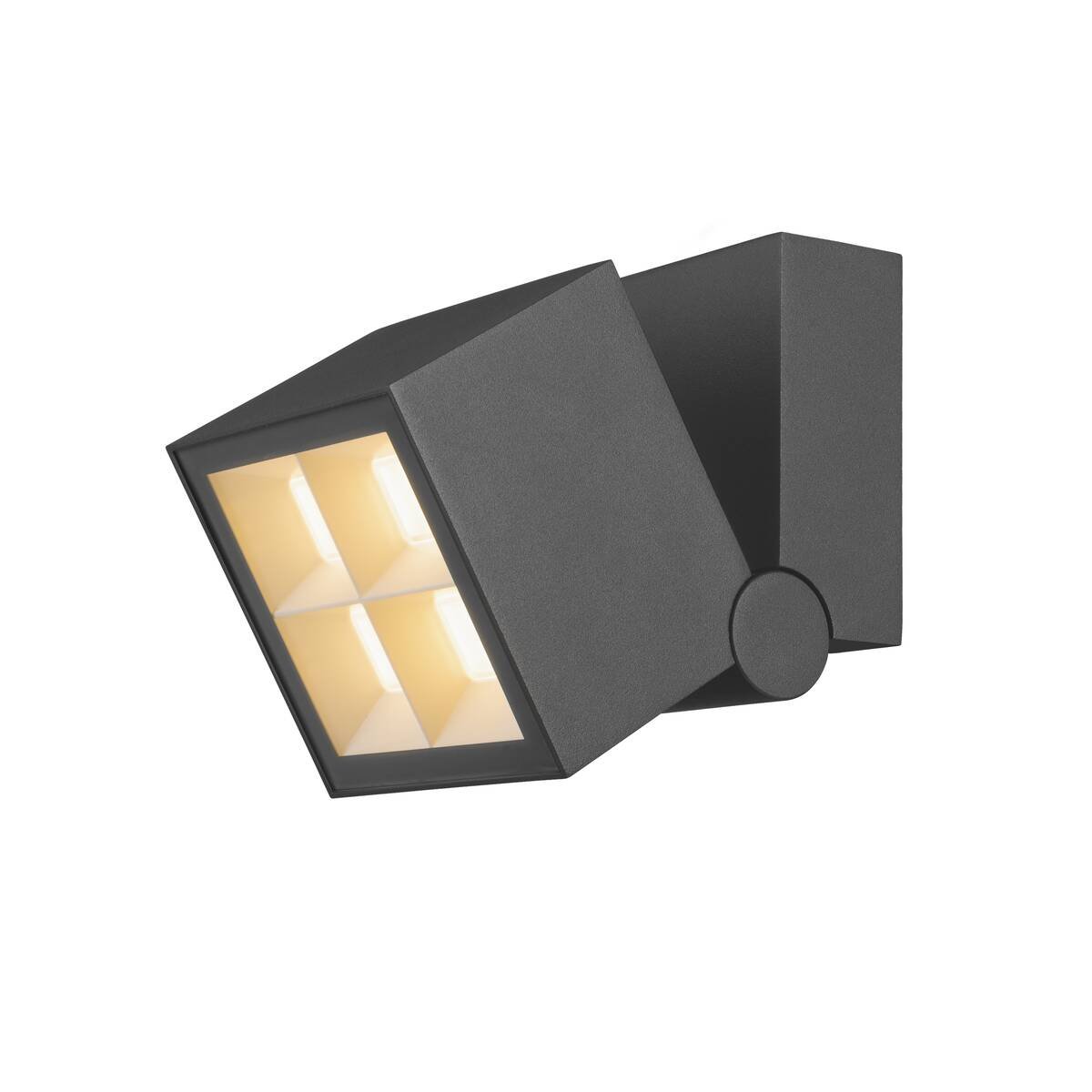 LA 1007458 S-CUBE nástěnné a stropní přisazené svítidlo, 2700/3000 K, 15 W, PHASE, 80°, antracit - BIG WHITE (SLV)