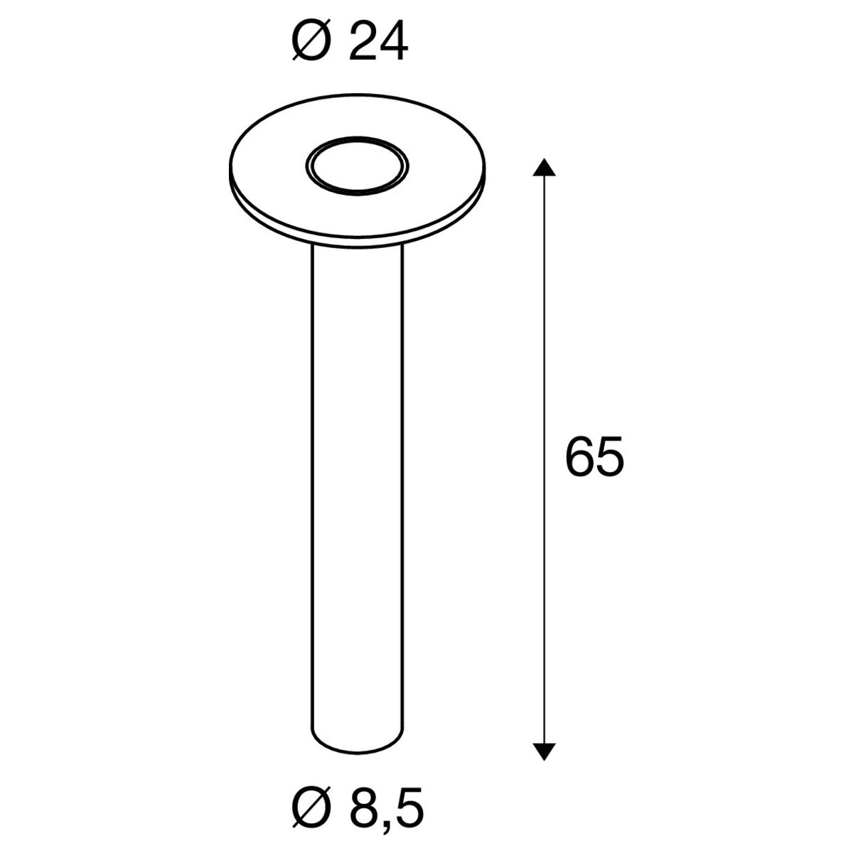 LA 1007237 I-RING stojací lampa, 9,2 W, 3000 K, antracit - BIG WHITE (SLV) (obrázek 8)
