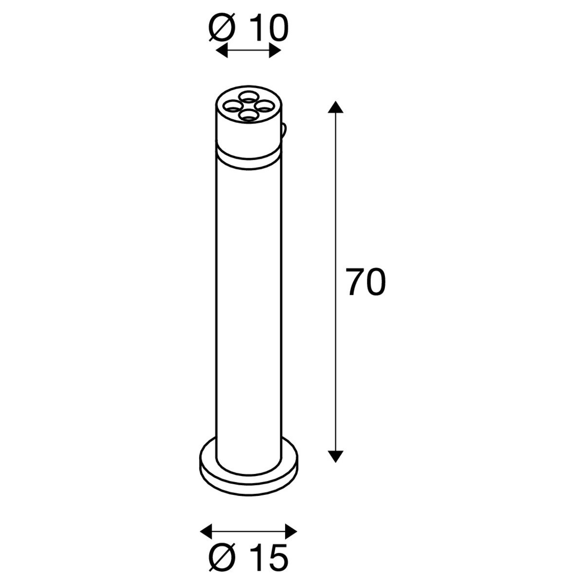LA 1007512 R-CUBE 75 stojací lampa, 15 W, 2700/3000 K, PHASE, antracit - BIG WHITE (SLV) (obrázek 10)