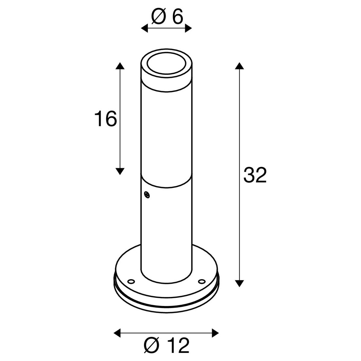 LA 1007651 S-TUBE 32 stojací lampa, GU10, 10 W, černá - BIG WHITE (SLV) (obrázek 8)