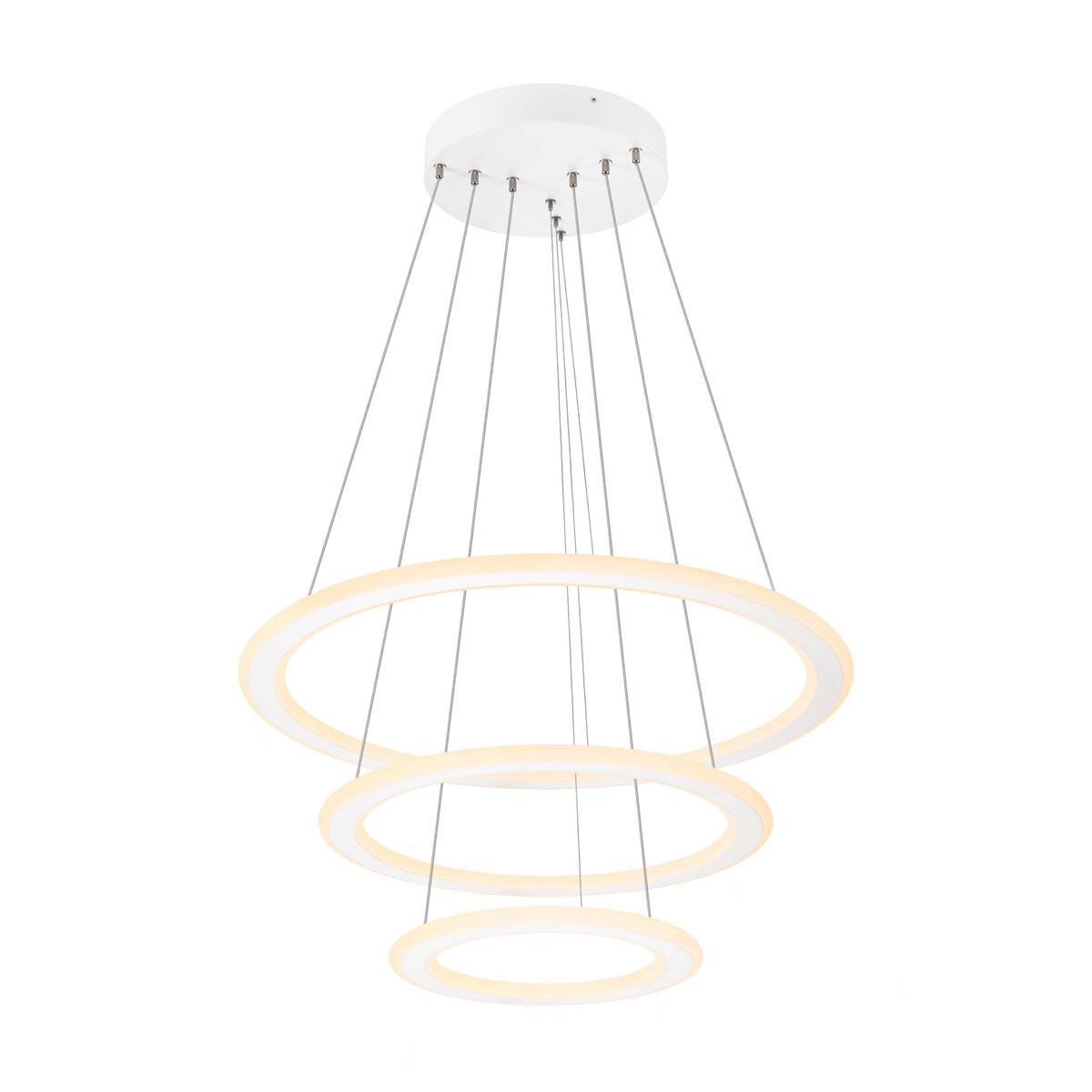 LA 1007702 ONE FLAT závěsné svítidlo, triple, 300 cm, 2700/3000 K, DALI 2, Touch, bílá - BIG WHITE (SLV)