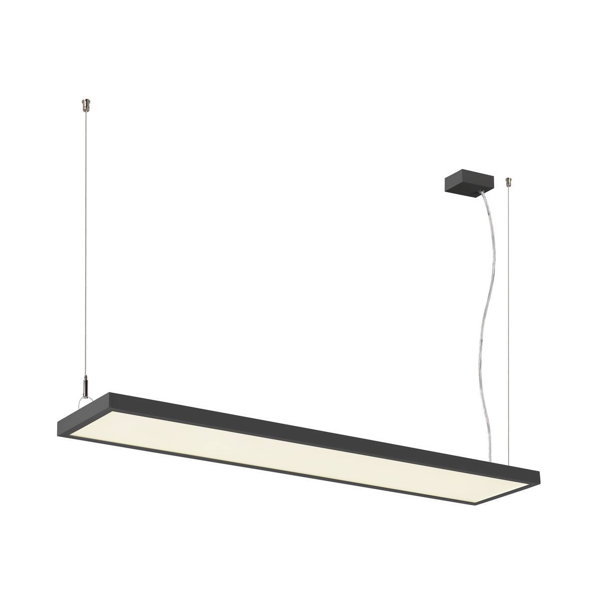LA 1007468 WORKLIGHT PRO 120 závěsné svítidlo, 120 cm, 4000 K, DALI, Touch, černá - BIG WHITE (SLV)