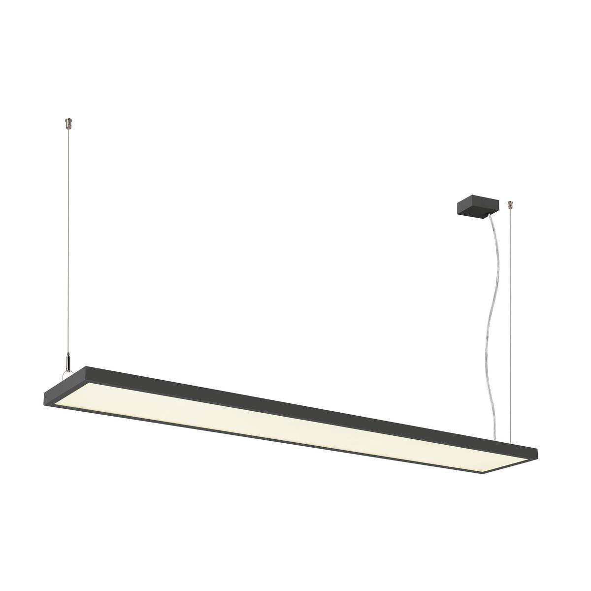 LA 1007471 WORKLIGHT PRO 150 závěsné svítidlo, 150 cm, 4000 K, DALI, Touch, černá - BIG WHITE (SLV)