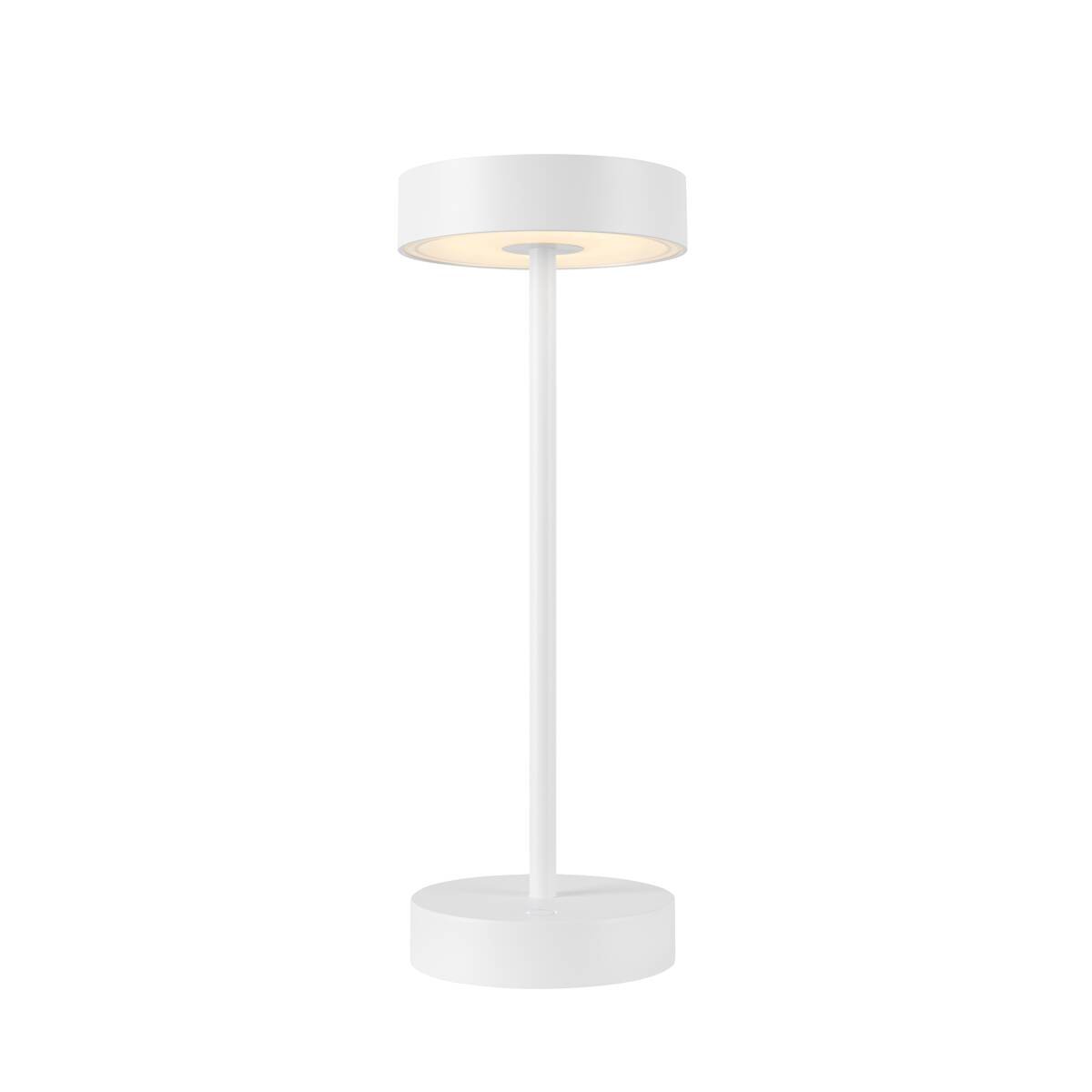 LA 1007360 VINOLINA stolní svítidlo, aku, IP54, 2700/3000 K, TOUCH, bílá - BIG WHITE (SLV)
