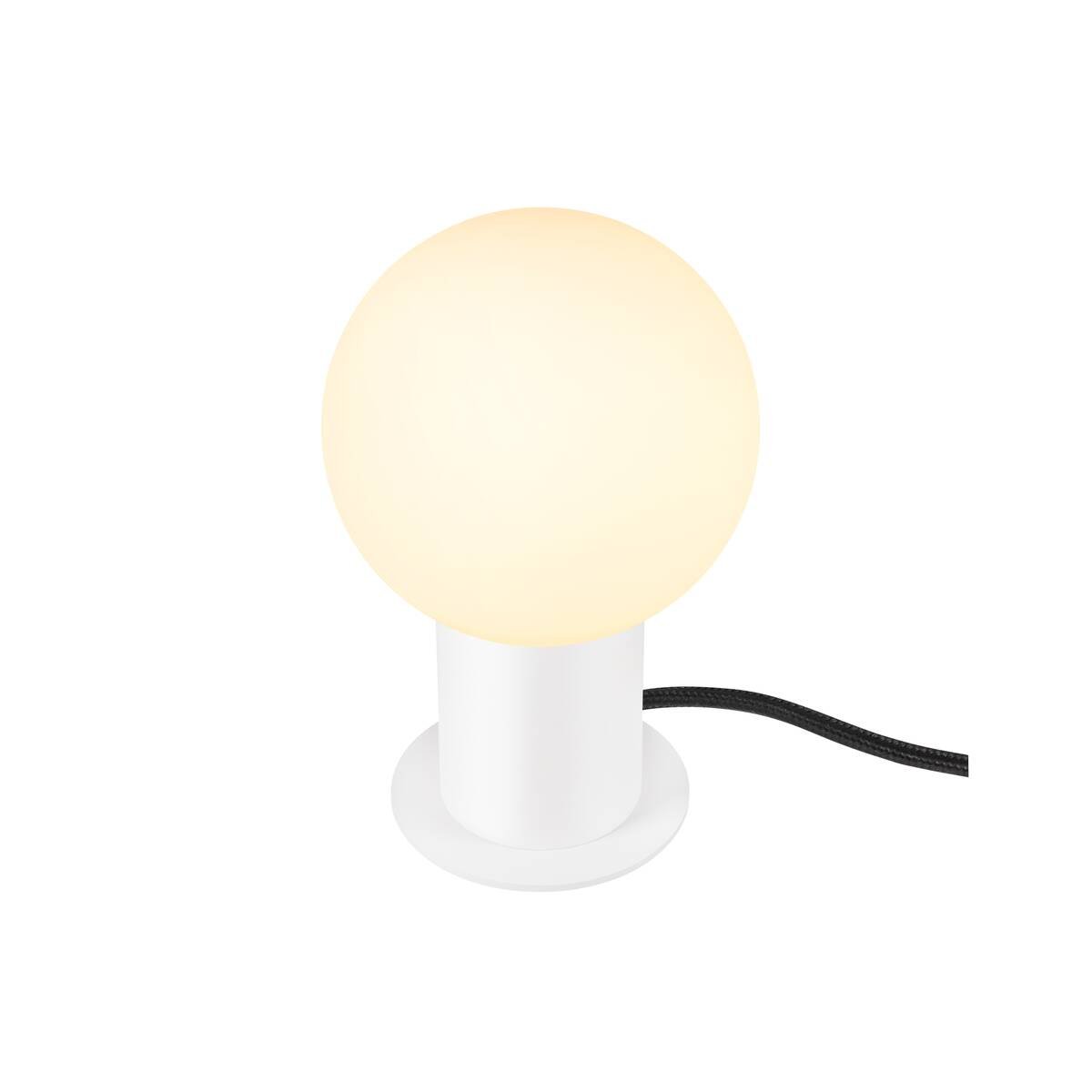 LA 1007622 VARYT stolní lampa, E14, IP20, bílá - BIG WHITE (SLV)