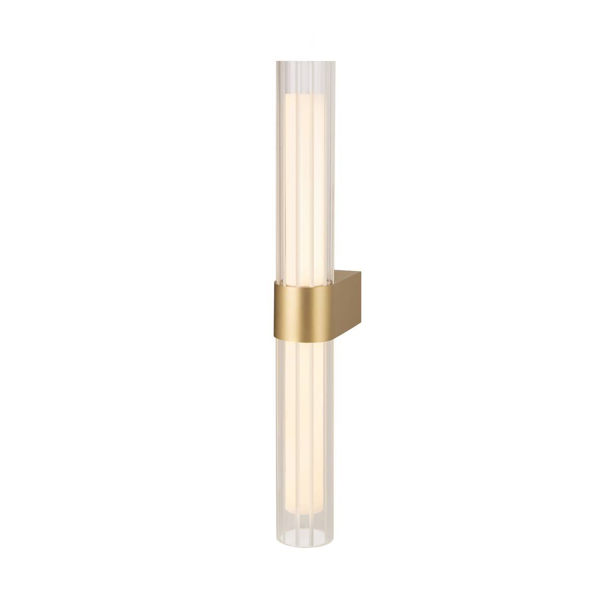 LA 1007616 LYGANT double nástěnné přisazené svítidlo, 3000 K, 11 W, mosaz - BIG WHITE (SLV)