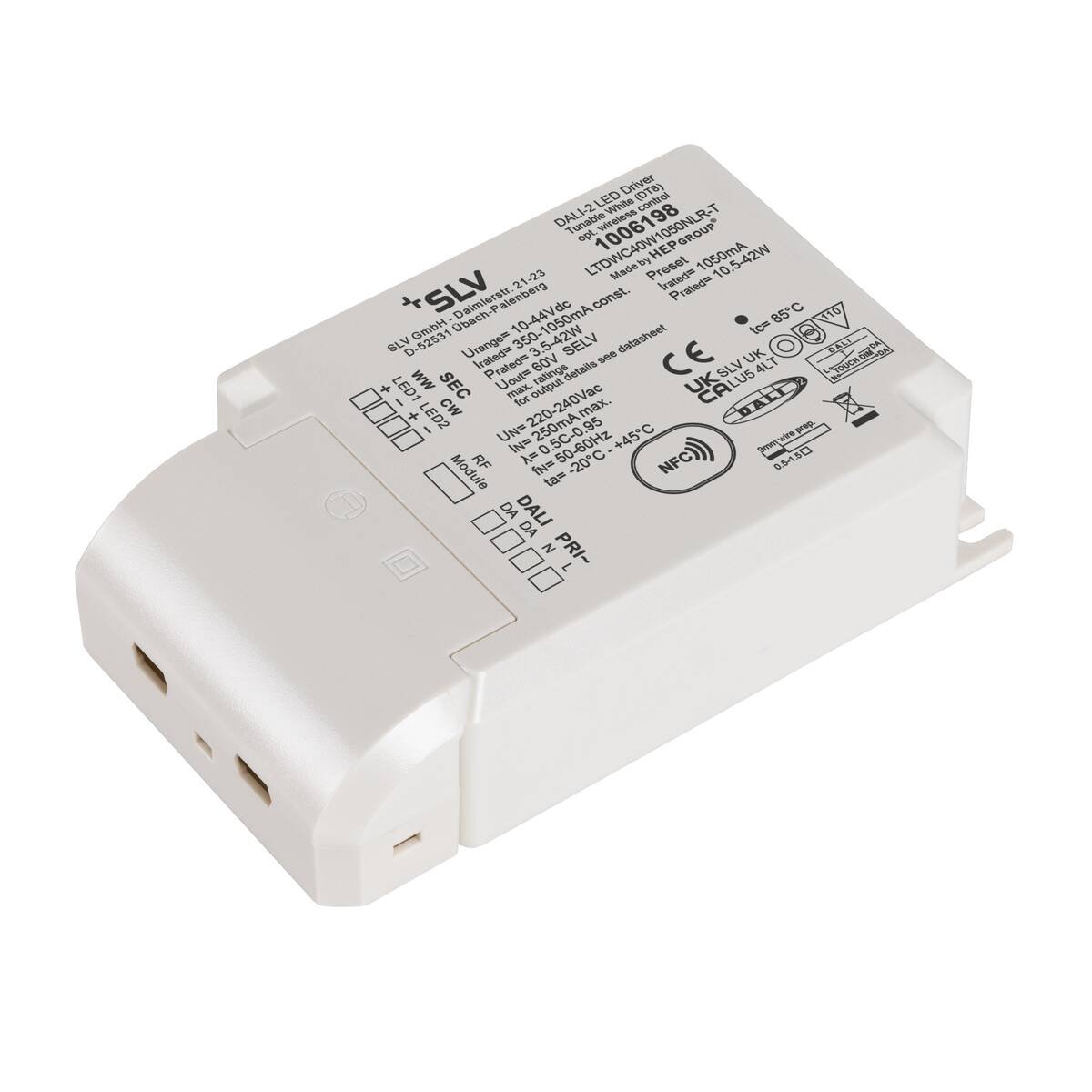LA 1006198 LED driver 1050 mA, 42 w - BIG WHITE (SLV)