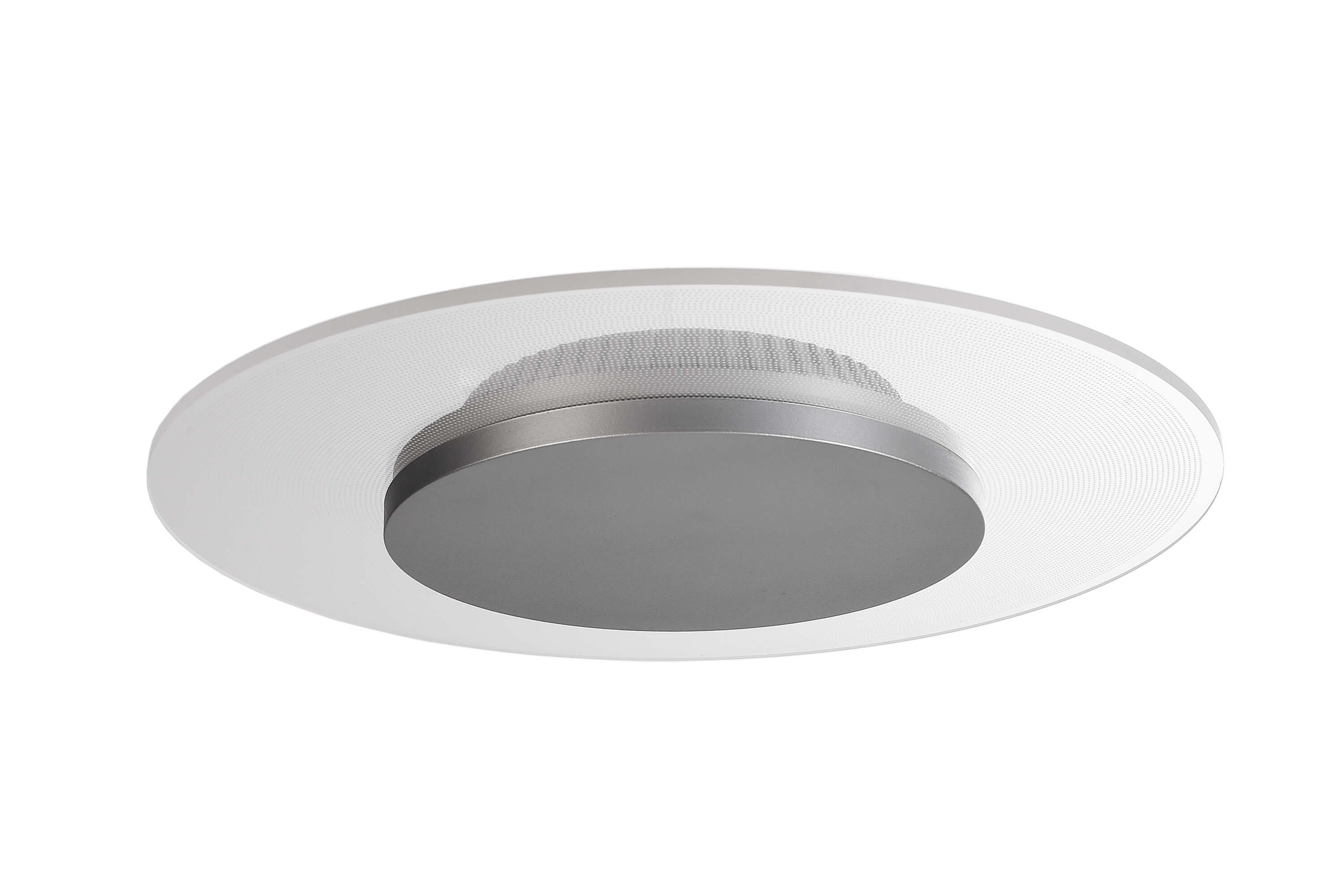 IMPR 620033X VÝPRODEJ VZORKU - Deko-Light stropní přisazené svítidlo Zaniah 12W, kryt stříbrná 220-240V AC/50-60Hz 12,00 W 3000 K 1512 lm bílá