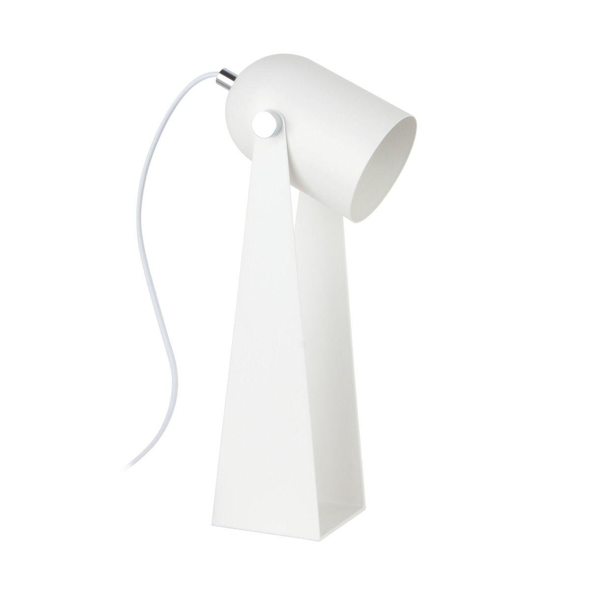 ZUMA 003064-026037 A2056-MWH ARIES stolní pracovní lampa matná bílá/chrom - ZUMALINE