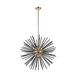 Obrázek pro produkt P0491-09C-F7BC URCHIN závěsné svítidlo černá-zlatá - ZUMALINE