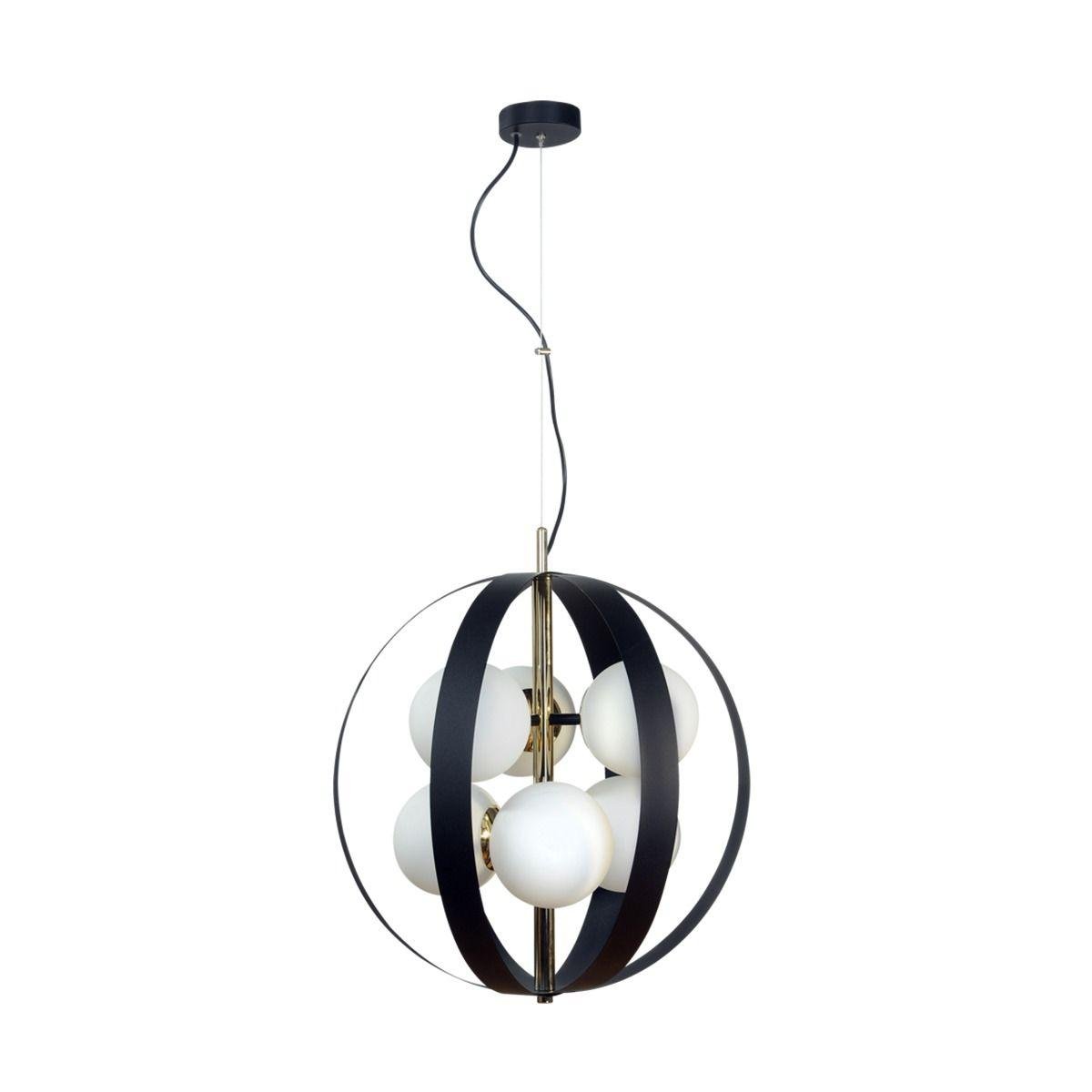 ZUMA 133867-025792 1138 závěsné svítidlo NELA 50 cm černá-zlatá - ZUMALINE