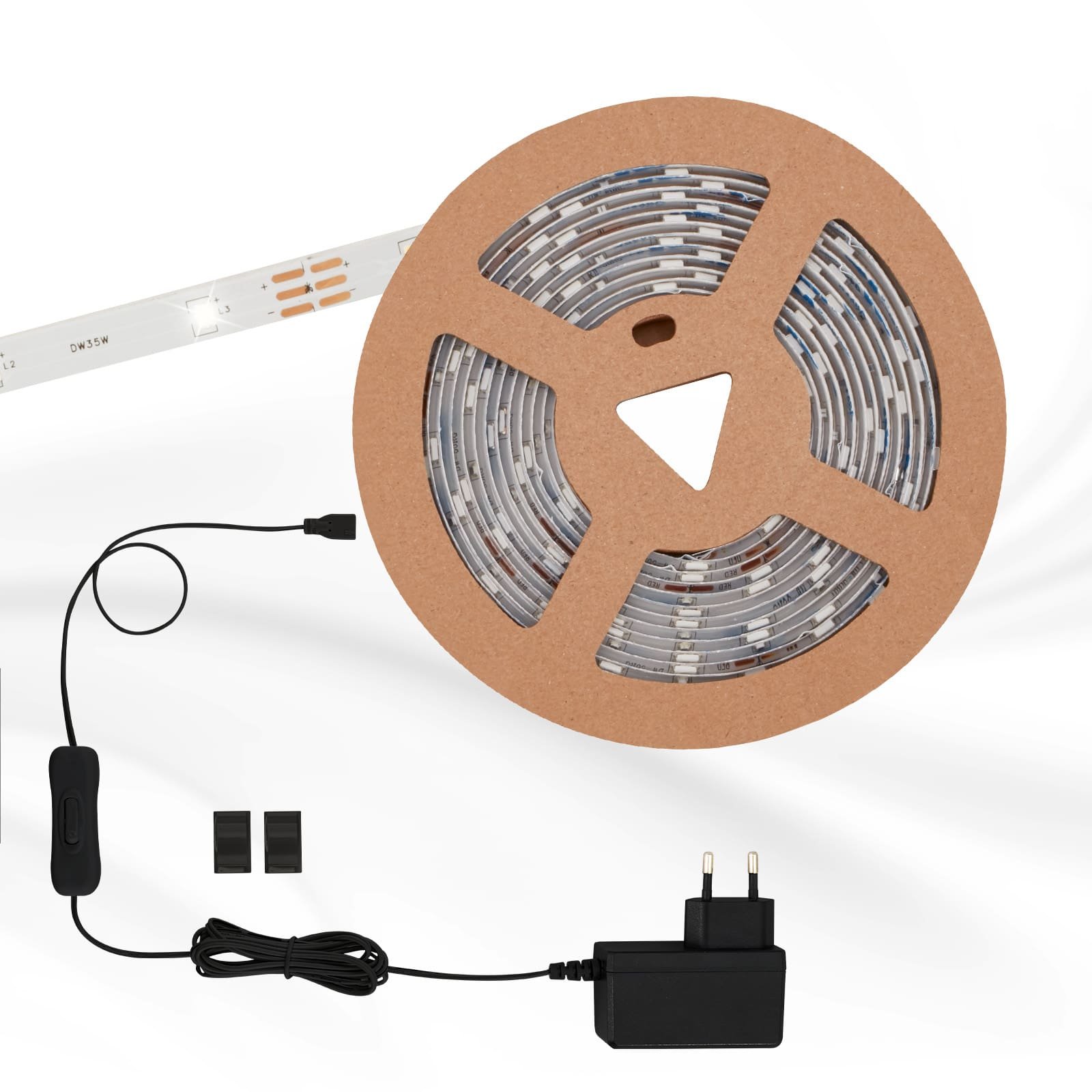 BRILO 2260-090P LED pásek 300 cm 10W 760lm bílé - BRILONER