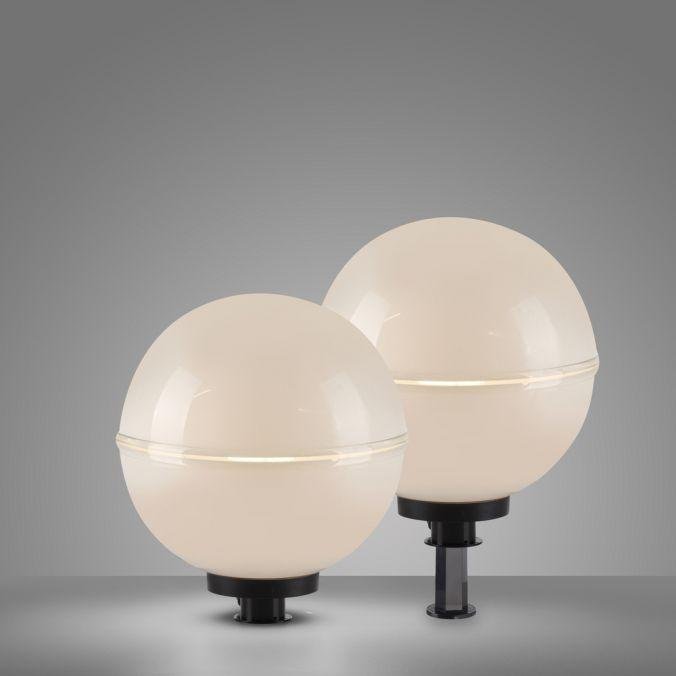 LD 19324-16-2 koule 2ks sada 40x40x71cm bílé s kabelem a zápichem pro venkovní použití - JUST LIGHT (obrázek 5)