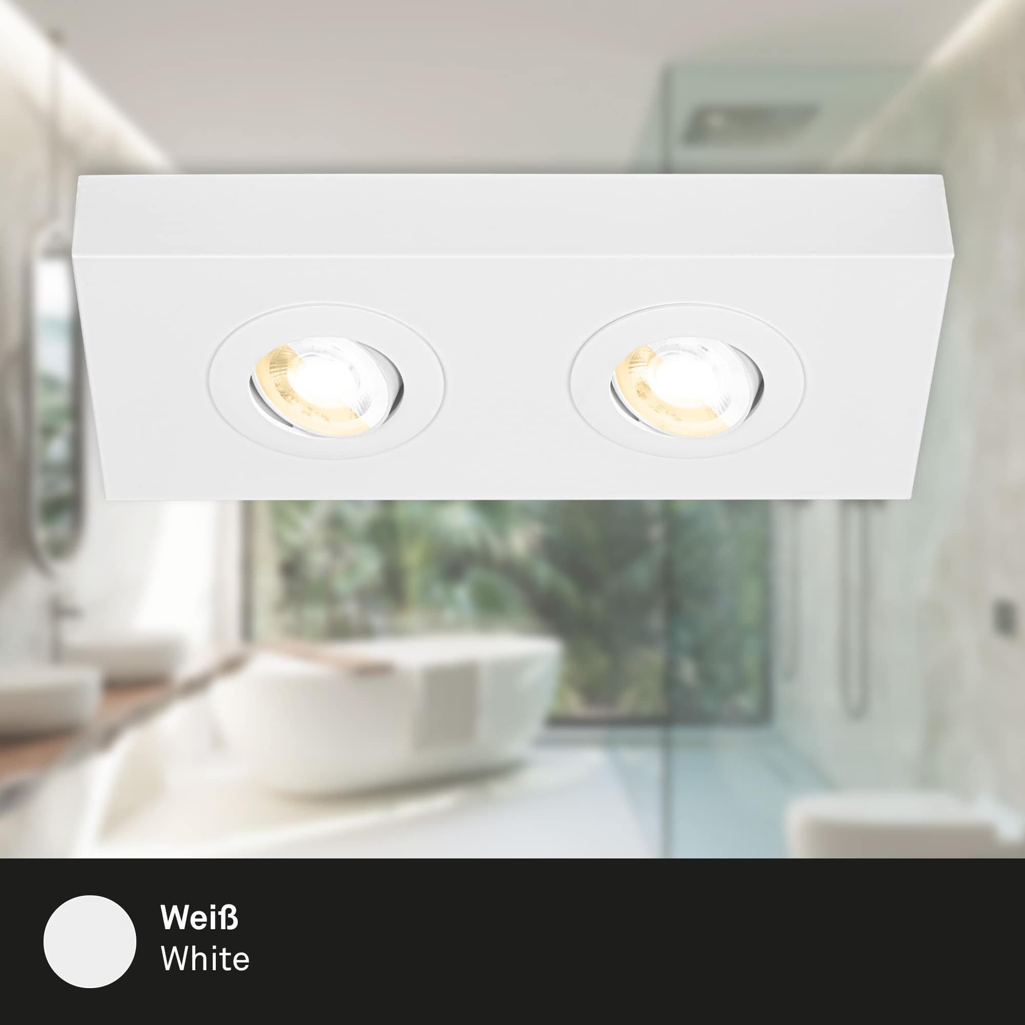 BRI 3996026 LED CTS stropní svítidlo, 27 cm, 4W, 460lm, bílé - BRILONER (obrázek 4)