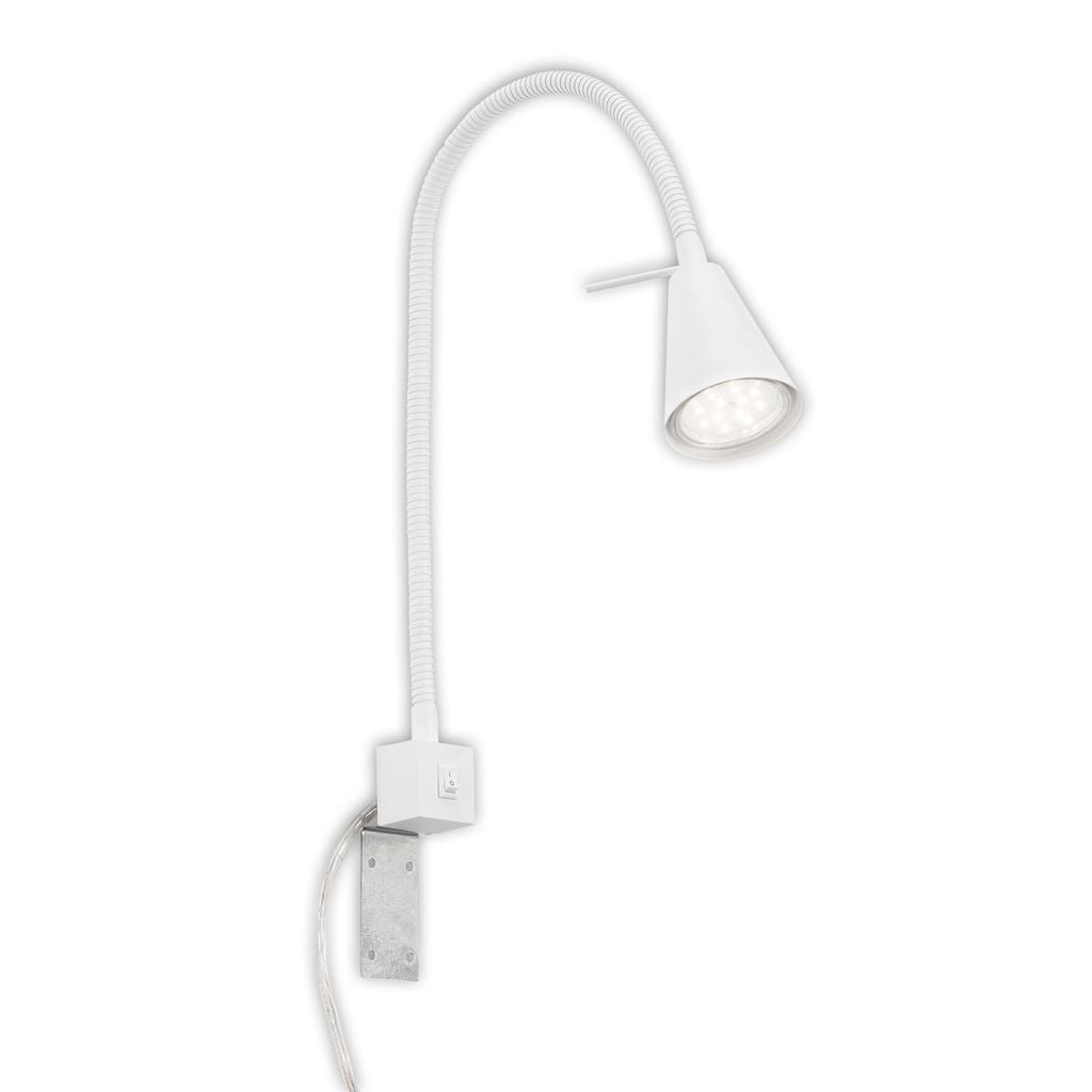BRI 2080016 Flexibilní nástěnné svítidlo 40,3 cm 1xGU10 5W 400lm bílé (starý kód: BRI 2080-016) - BRILONER