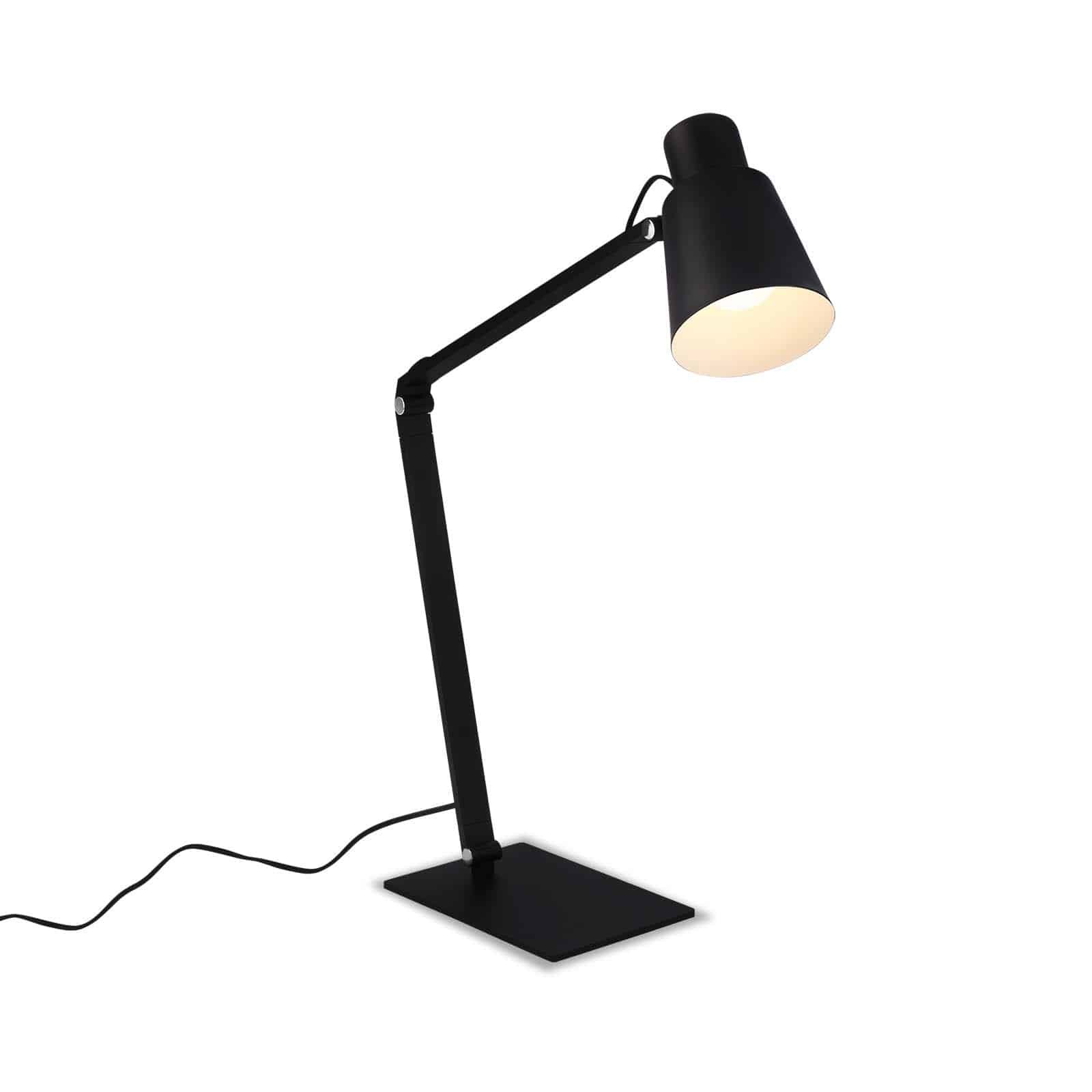 BRILO 7467015 Stolní lampa, 43 cm, 1x E27, max. 10W, černá - BRILONER