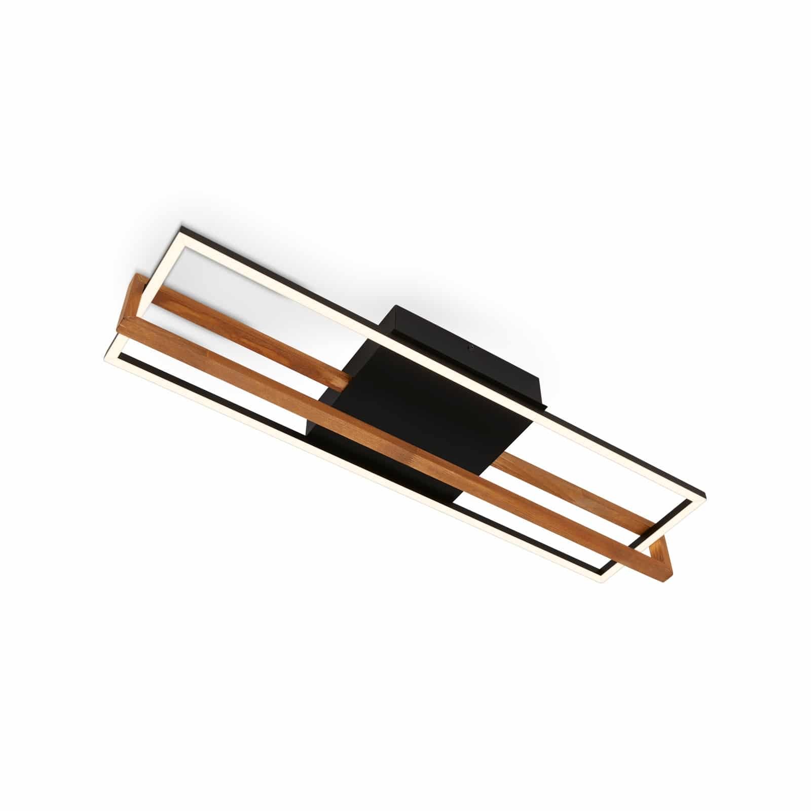BRILO 3777015 LED stropní svítidlo, 73,5 cm, 22W, 2200lm černá - BRILONER