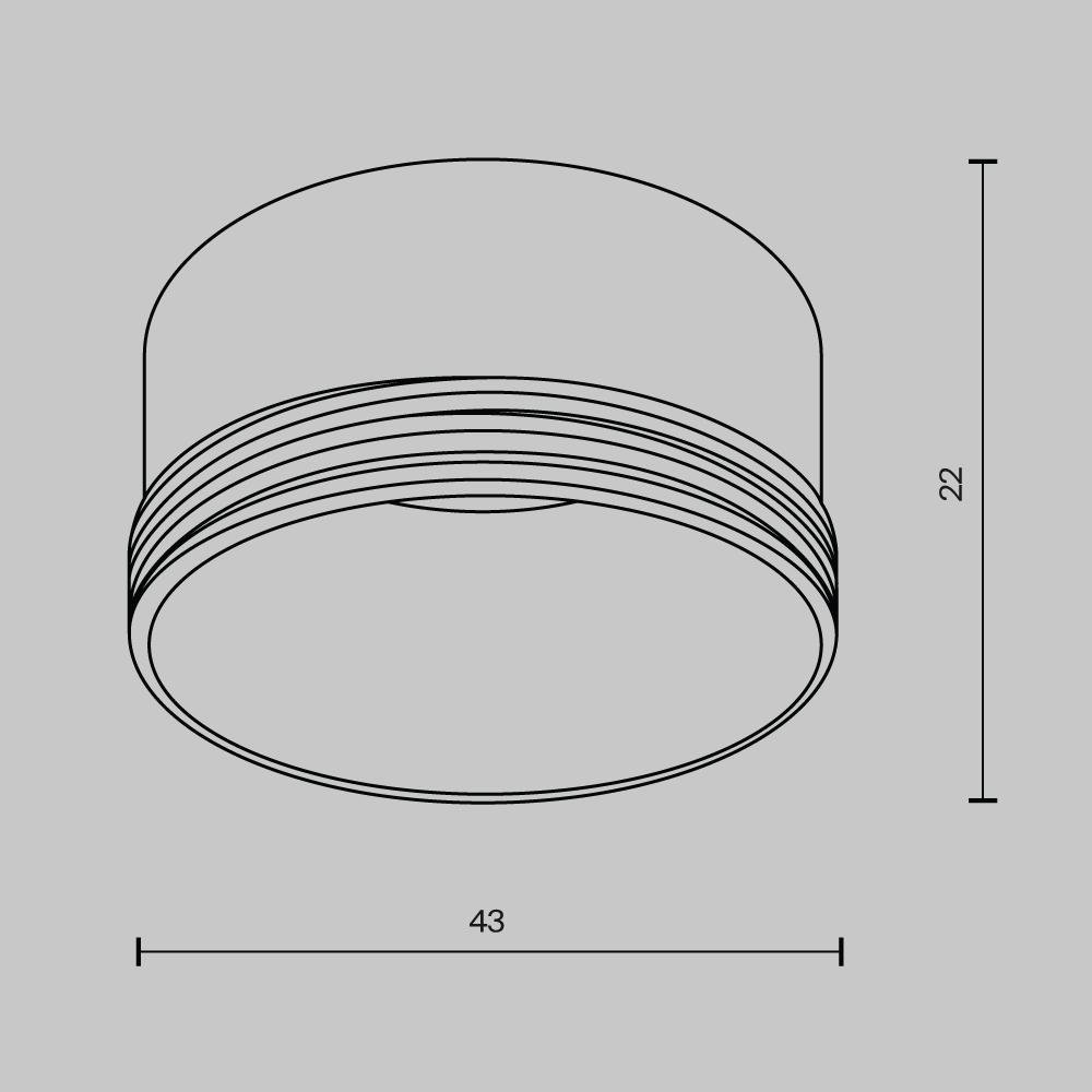 M RINGS-5-W Dekorativer Ring für Focus LED 5W RingS-5-W - MAYTONI (obrázek 3)