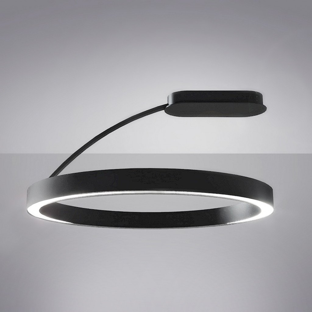 Levně TI 3027DOFNEE2B C02C3 Stropní svítidlo BELLAIHome Up/Down černé / opal 3000K 42W+15,4W průměr 58cm - Team Italia