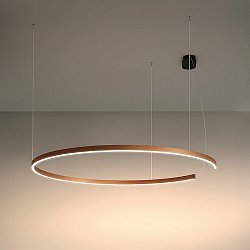 Obrázek pro produkt Závěsné svítidlo LEGGERA 35W 2700K 1740lm průměr 65cm měď - Team Italia