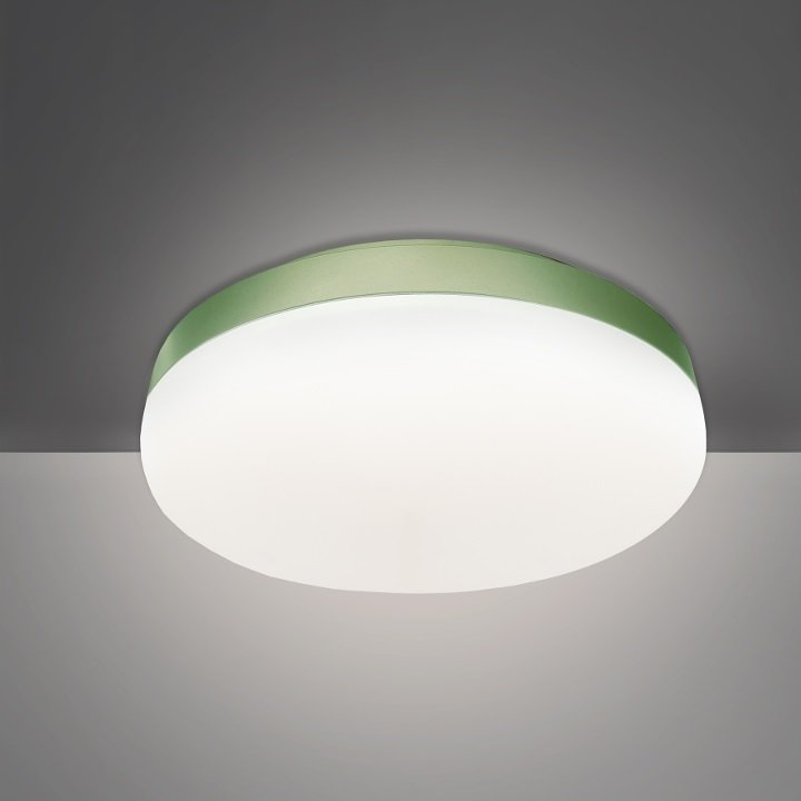 Levně TI 3080BOFBVE2B C01SV00 Stropní svítidlo Iglú 25cm 18W 3000K IP54 zelená - Team Italia