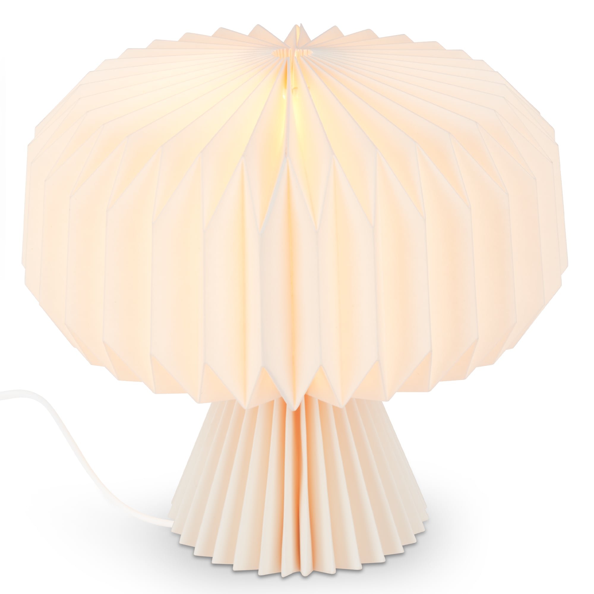 Levně BRILO 7493016 Papír stolní lampa 25 cm 1x E14 max. 6 W bílé - BRILONER