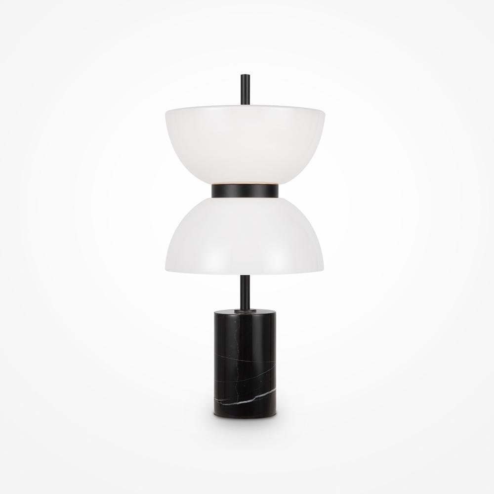 M MOD178TL-L11B3K Stolní lampa Kyoto 3000K 11W teplá bílá černý kov mramor - MAYTONI