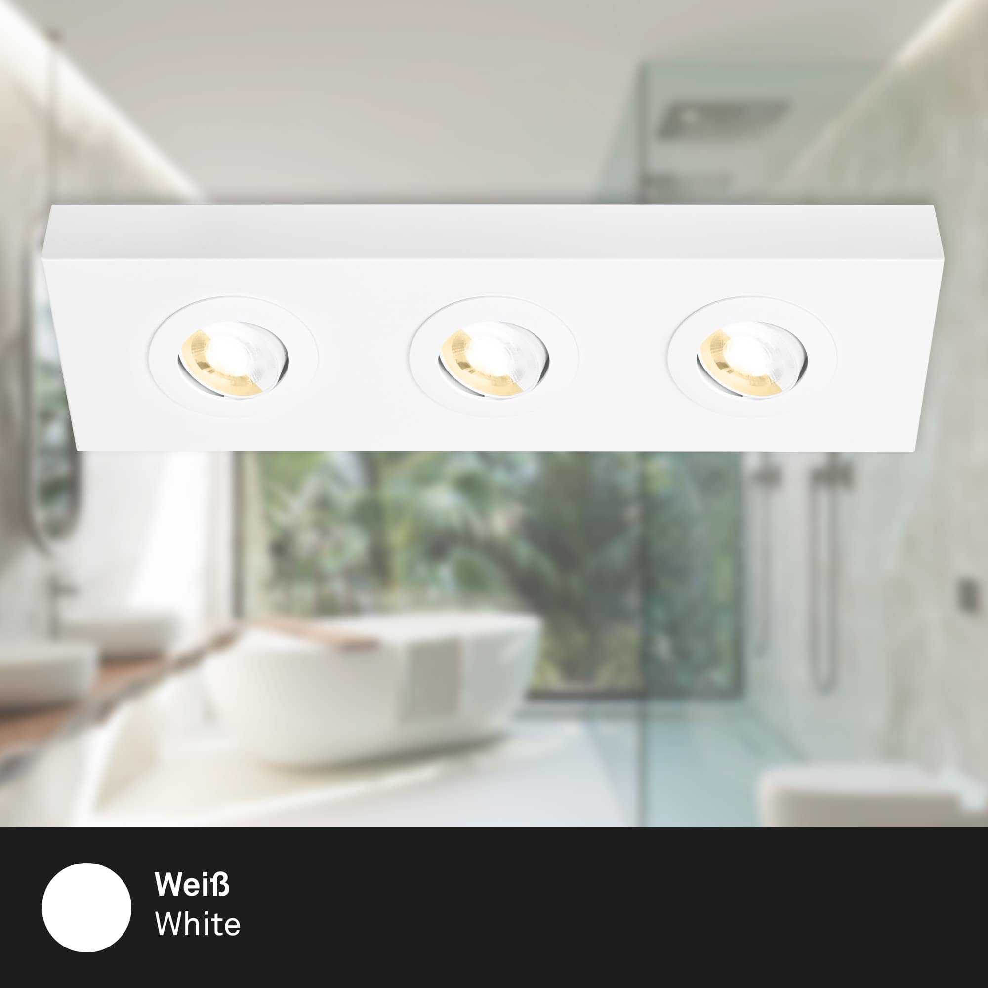 BRI 3996036 CTS LED stropní svítidlo, 38,5 cm, 4W, 460lm, bílé - BRILONER (obrázek 4)