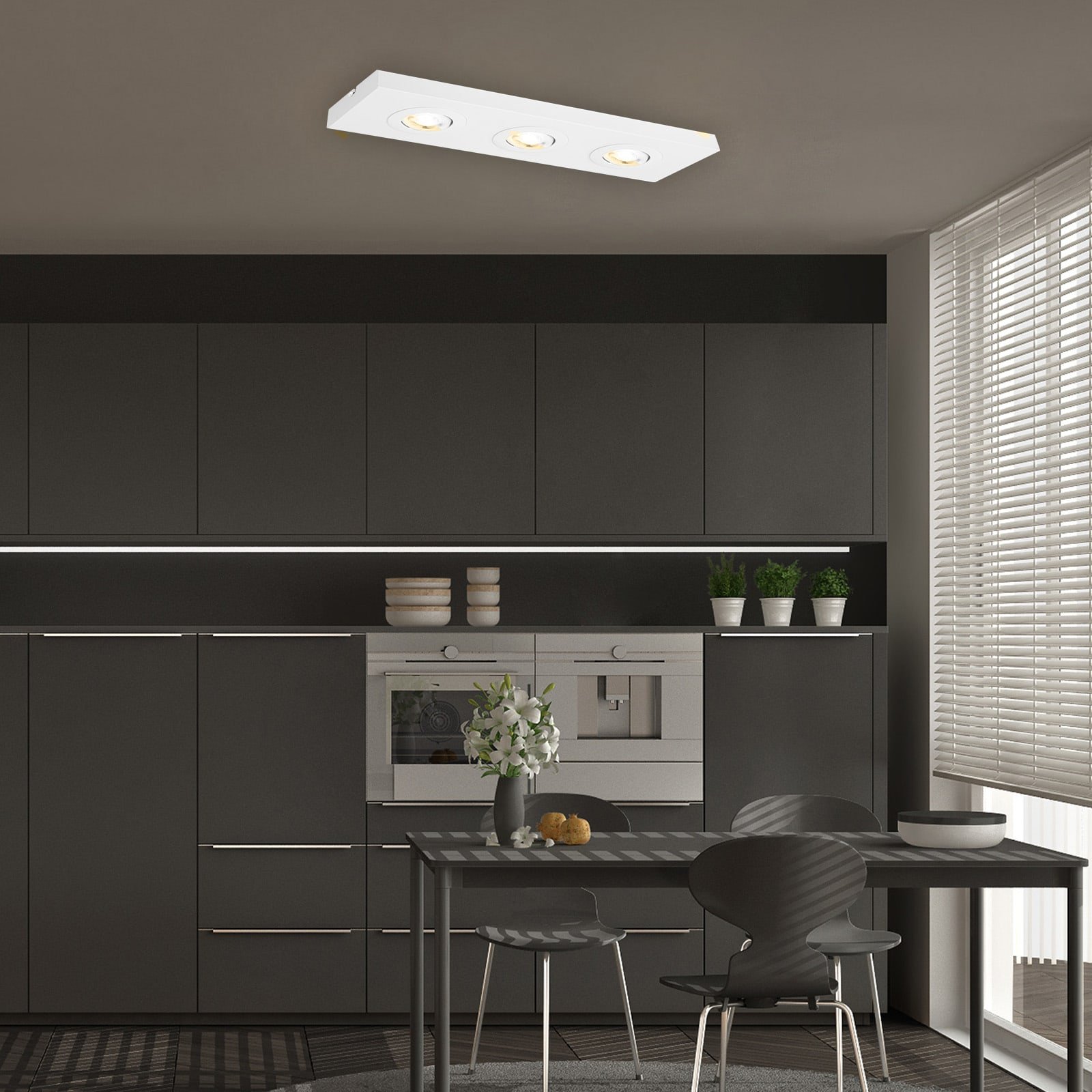 BRI 3996036 CTS LED stropní svítidlo, 38,5 cm, 4W, 460lm, bílé - BRILONER (obrázek 7)