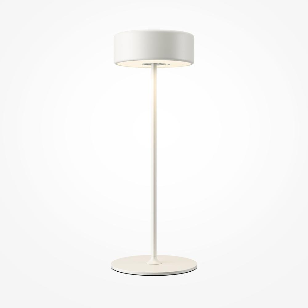 M MOD229TL-L3W3K2 Stolní lampa AI Collaboration 2200/4000K 3W nastavitelná bílá hliník bateriová stmívatelná - MAYTONI