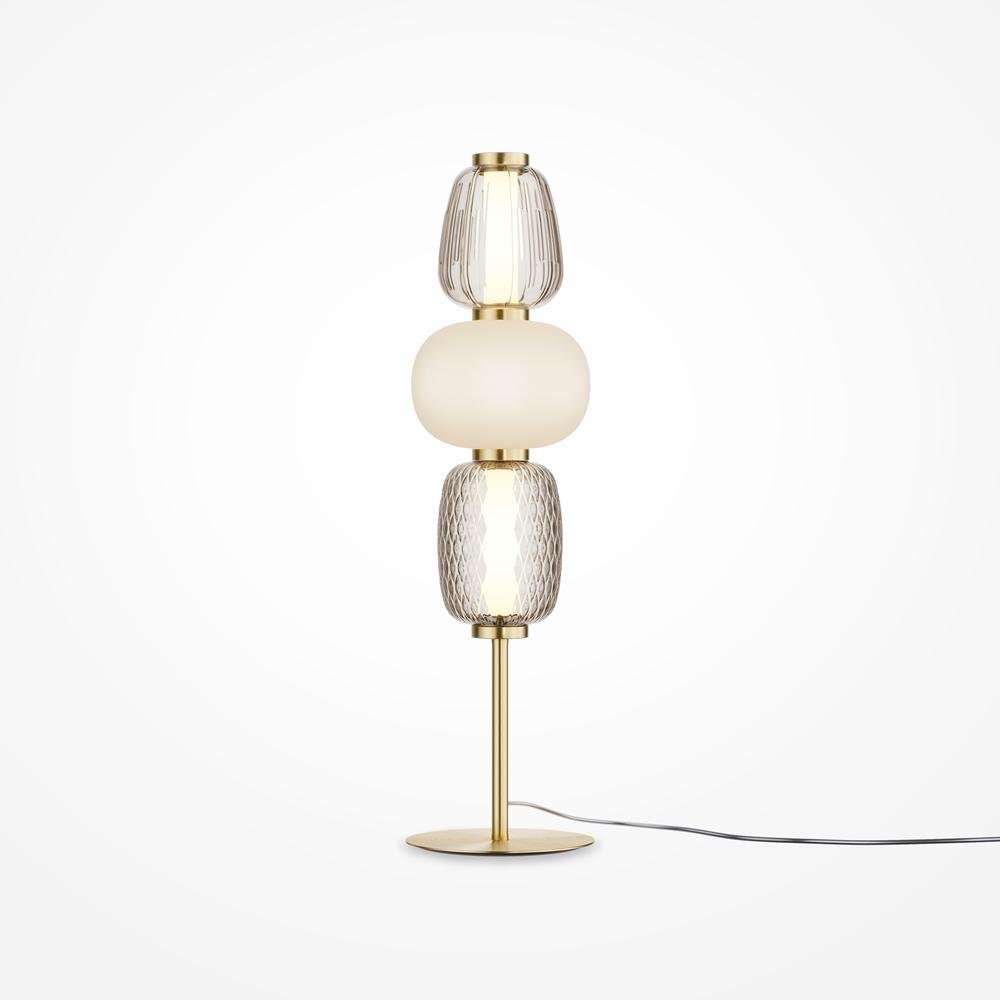M MOD267TL-L28G3K Stolní lampa Pattern 3000K 28W teplá bílá 3800lm zlatá kov - MAYTONI