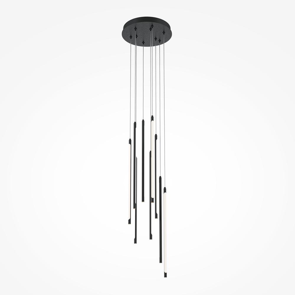 M MOD236PL-L54B3K Závěsné svítidlo Light stick 3000K 54W teplá bílá 3350lm černý hliník stmívatelné - MAYTONI