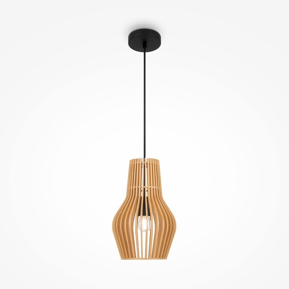 M MOD191PL-01W Závěsné svítidlo Roots E27 40W béžová kov skandinávský design - MAYTONI
