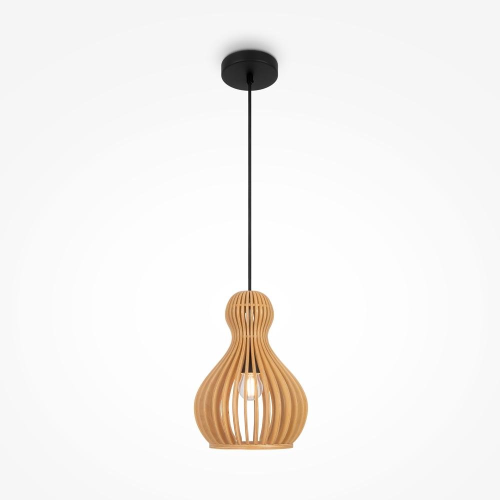 M MOD192PL-01W Závěsné svítidlo Roots E27 40W béžový kov skandinávský design - MAYTONI