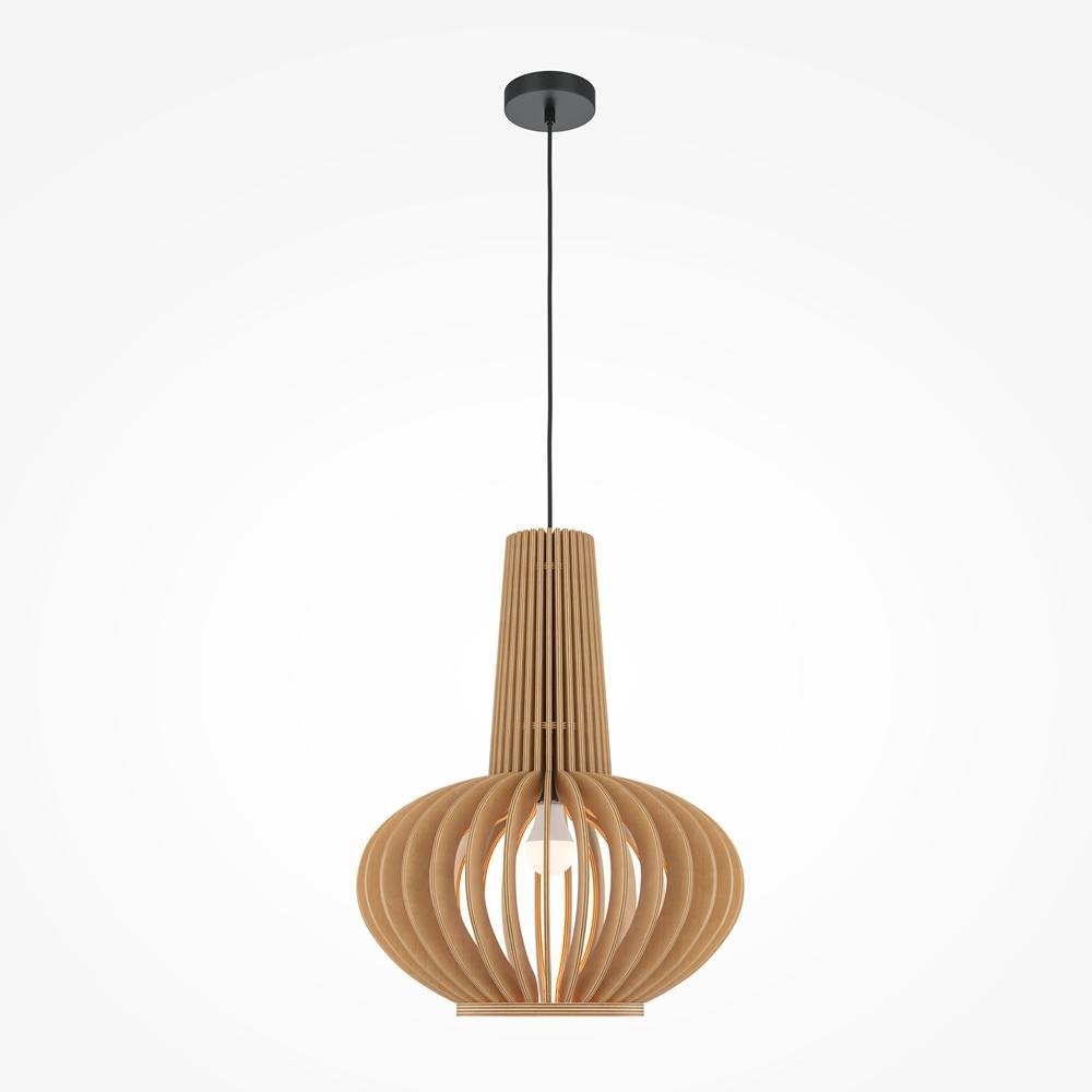 M MOD193PL-01W1 Závěsné svítidlo Roots E27 40W béžová kov designové - MAYTONI