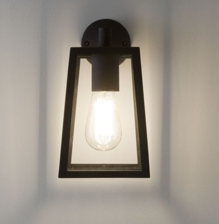 AST 1306001X  - Nástěnné svítidlo CALVI E27 60W IP23 230V černé (starý kód: AST 7105) - ASTRO Lighting