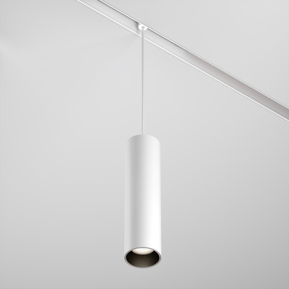 M TR041-2-12W4K-W Závěsné svítidlo Focus LED 4000K 12W studená bílá bílý hliník pro magnetický lištový systém Exility - MAYTONI