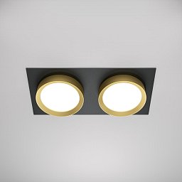 Obrázek pro produkt Vestavné svítidlo Hoop GX53x2 15W IP 20 DL086-02-GX53-SQ-BG - MAYTONI