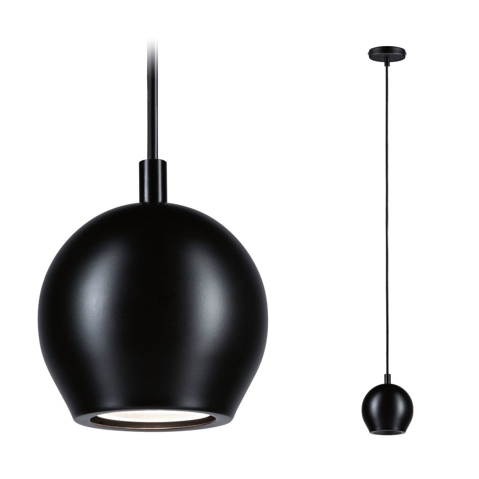 P 76992 LED závěsné svítidlo Shima GU10 max. 10W černá - PAULMANN