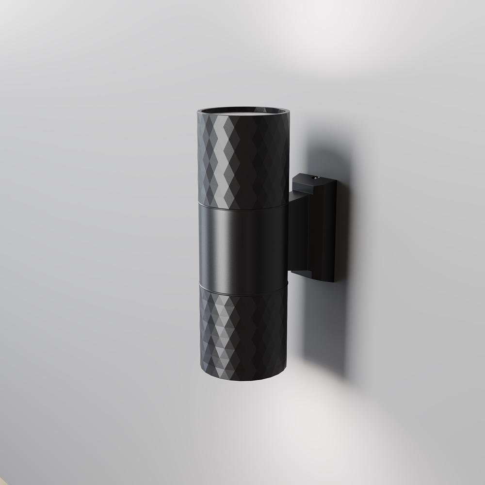 M O583WL-02B Nástěnné svítidlo Bowery GU10 2x50W IP54 černý hliník - MAYTONI