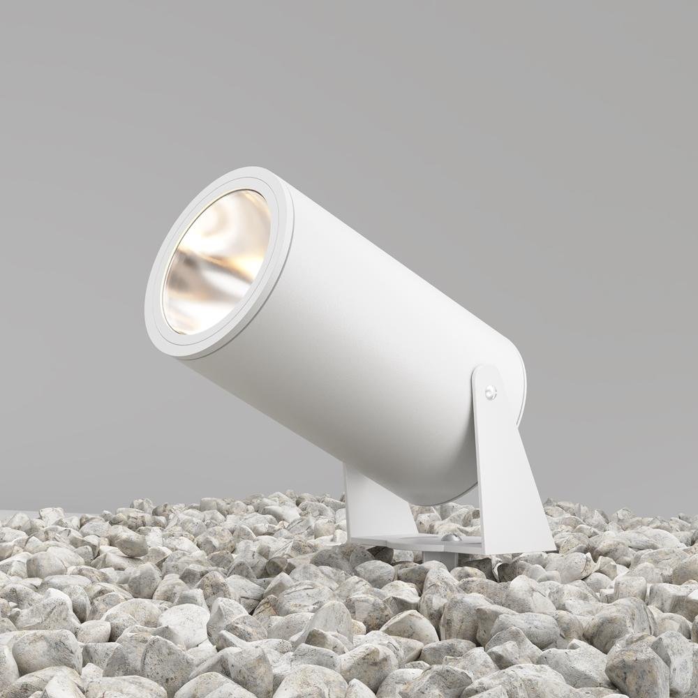 M O050FL-L30W3K Venkovní LED reflektor Bern 3000K 30W 2800lm bílý hliník IP65 teplá bílá - MAYTONI