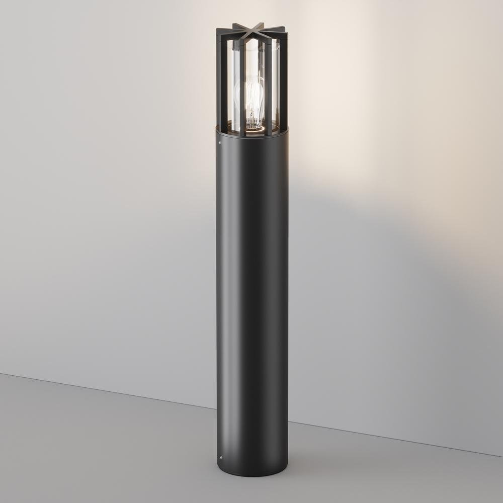 M O453FL-01GF Venkovní stojací svítidlo Barrel E27 15W černý hliník IP54 - MAYTONI