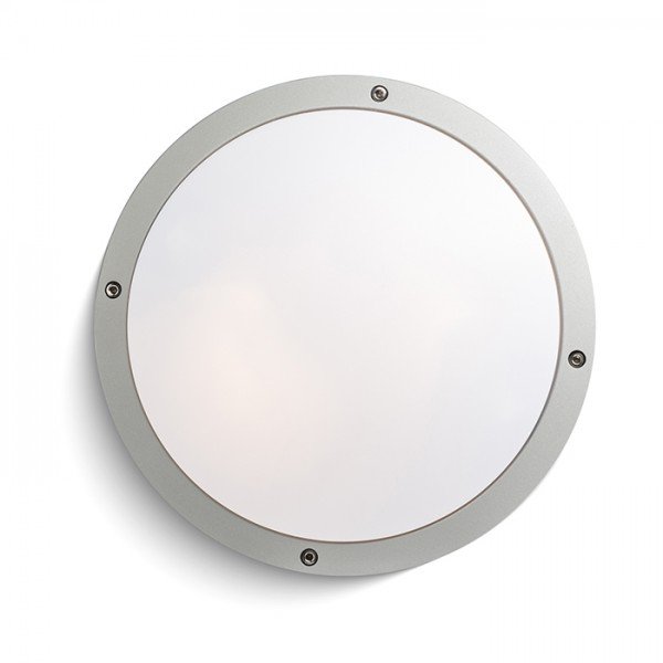 RED R10383 SONNY stropní stříbrnošedá 230V E27 2x18W IP54 - RED - DESIGN RENDL