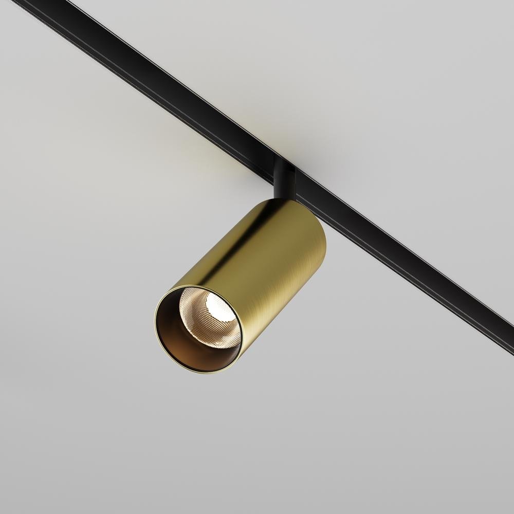 M TR032-4-12W3K-M-DS-BBS Svítidlo pro kolejnicový systém Focus LED 12W nastavitelná bílá 944lm mosaz hliník stmívatelné Bluetooth Exility - MAYTONI