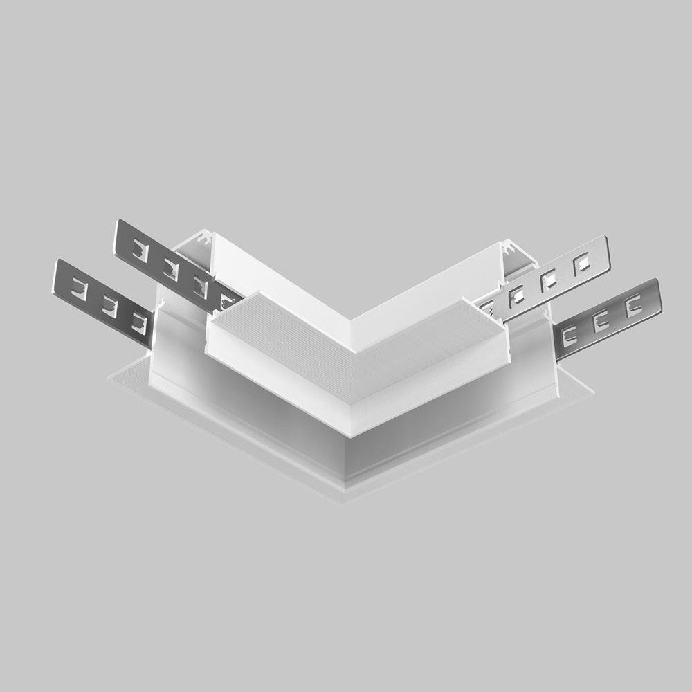 M TRA034CL-42.12W Vestavná L-spojka pro kolejnicový systém bílá hliník Exility - MAYTONI