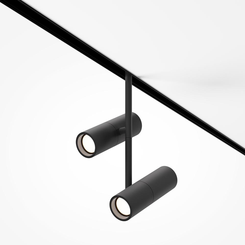 M TR005-4-2X12W-DS-B Stropní svítidlo Elti Duo 24W nastavitelná bílá 1735lm černý hliník stmívatelné Exility - MAYTONI