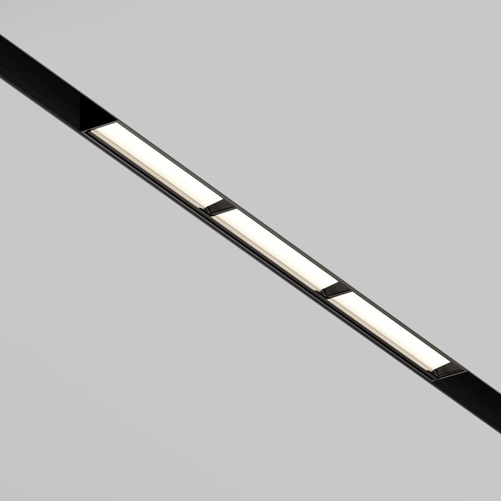 M TR106-4-18W-DS-B Svítidlo pro kolejnicový systém Parete 18W nastavitelná bílá 374lm černý hliník Bluetooth stmívatelné Exility - MAYTONI