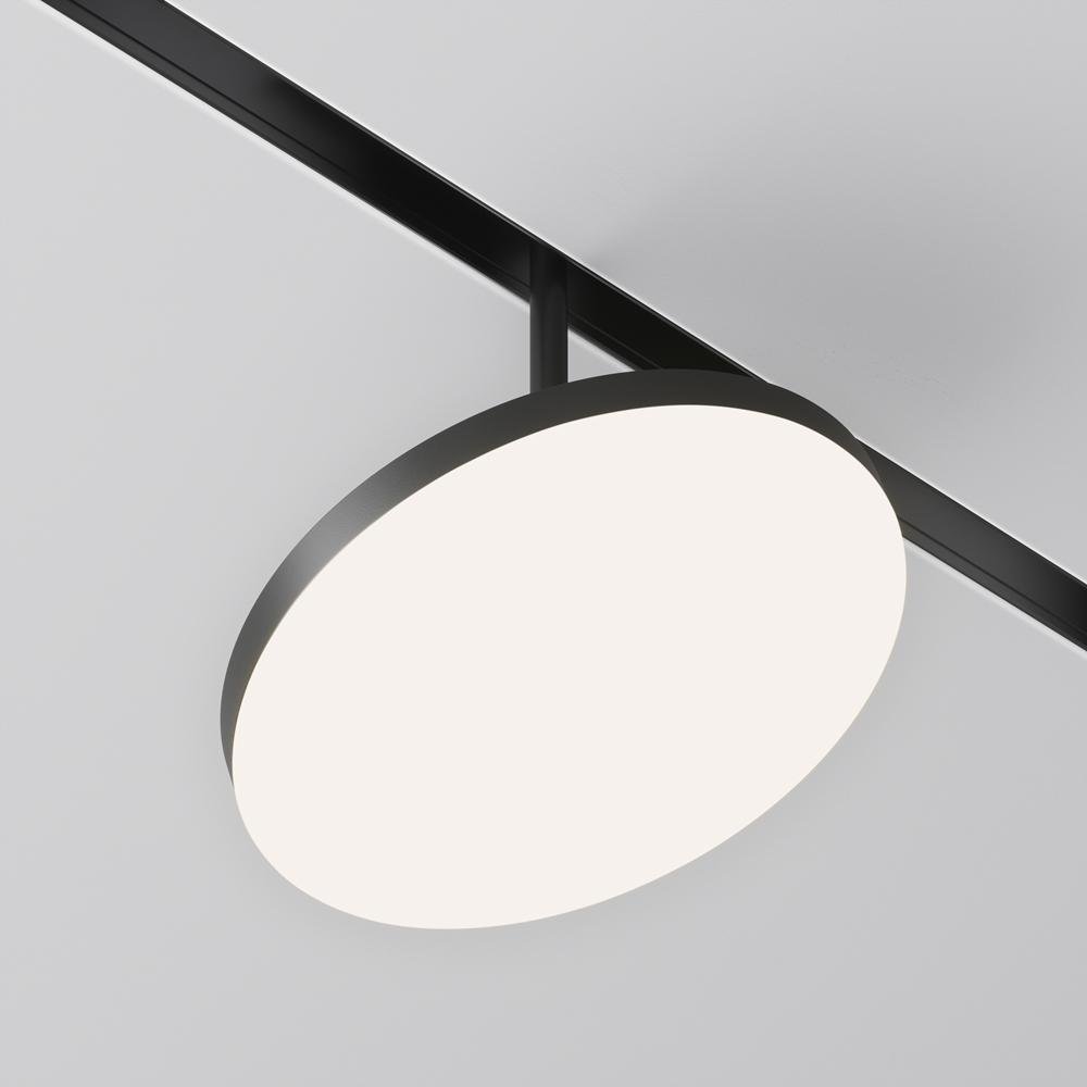 M TR131-4-15W-DS-B Svítidlo pro kolejnicový systém Plato 15W nastavitelná bílá 707lm černý hliník stmívatelné Exility - MAYTONI