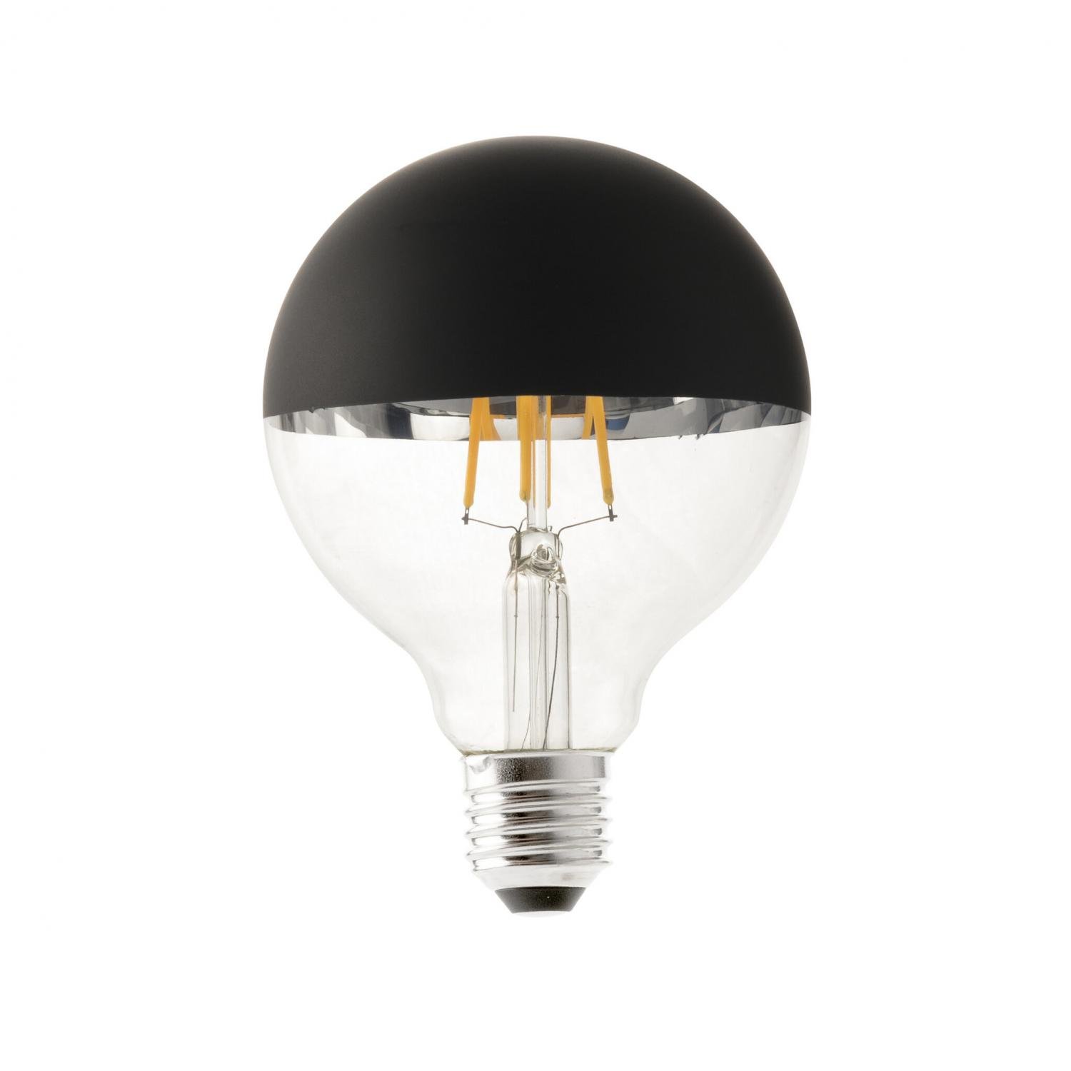 Levně FARO 17072 LED žárovka G95 dekorativní černá E27 4W 2700K DIM - FARO
