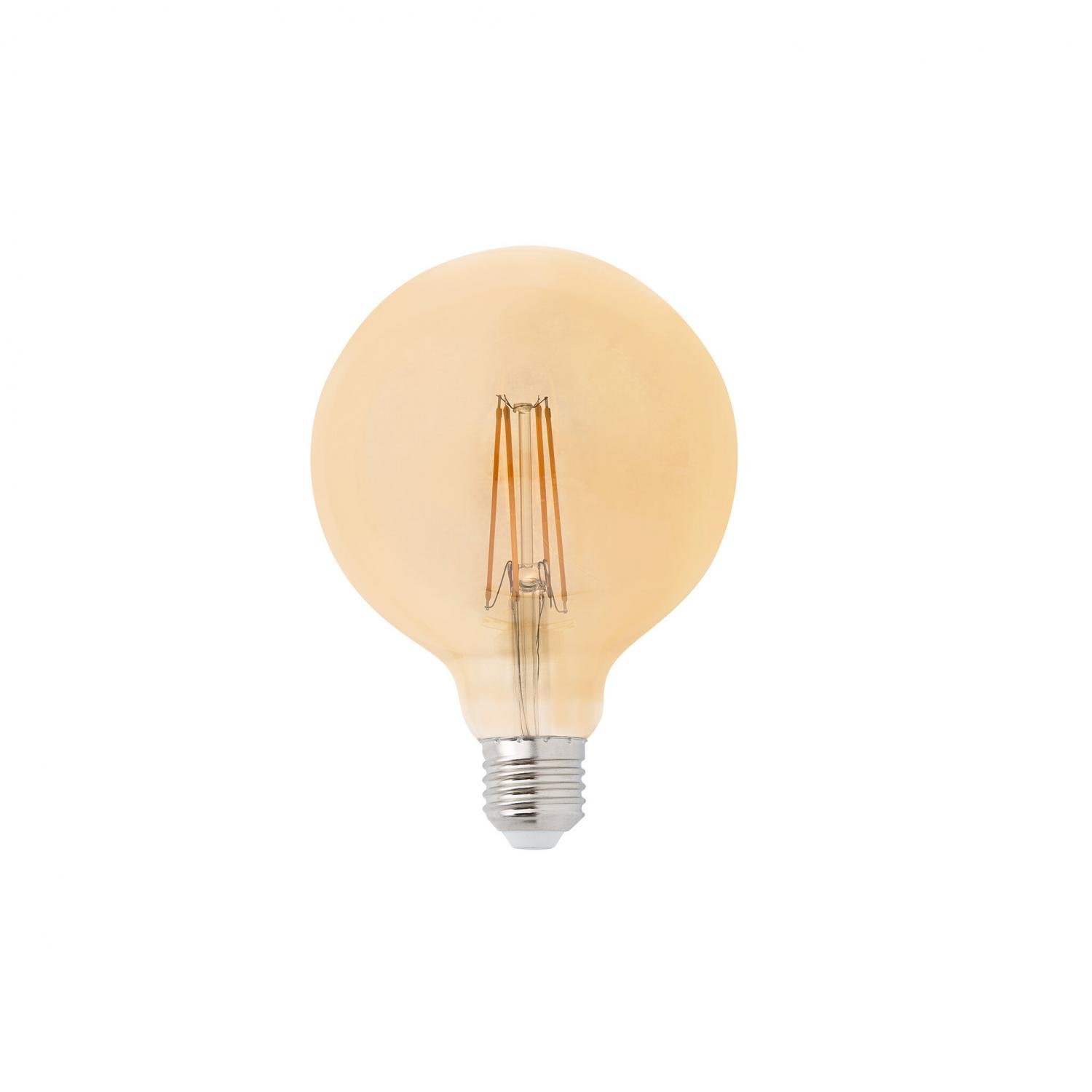 FARO 17434 LED žárovka GLOBE filament AMBER E27 5W 2200K DIM - FARO